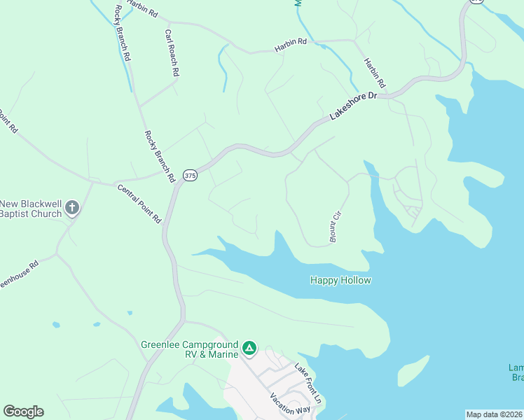 map of restaurants, bars, coffee shops, grocery stores, and more near 194 Blount Circle in Rutledge