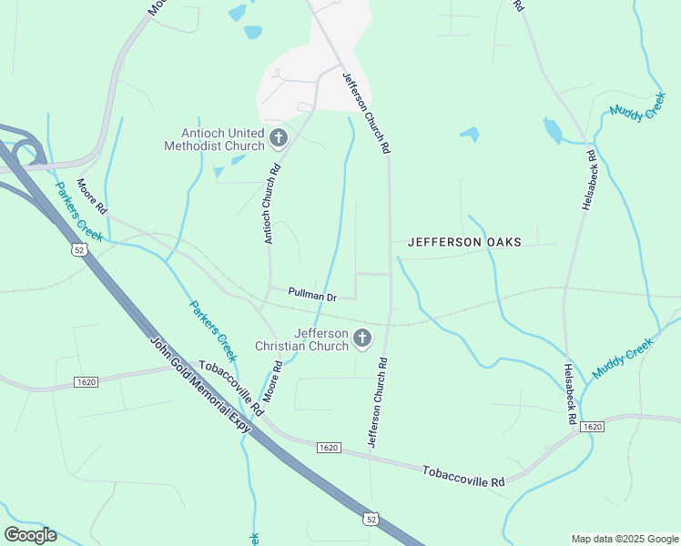 map of restaurants, bars, coffee shops, grocery stores, and more near 8400 Coachman Lane in Rural Hall