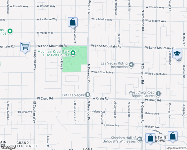map of restaurants, bars, coffee shops, grocery stores, and more near 8396 Garnet Canyon Lane in Las Vegas