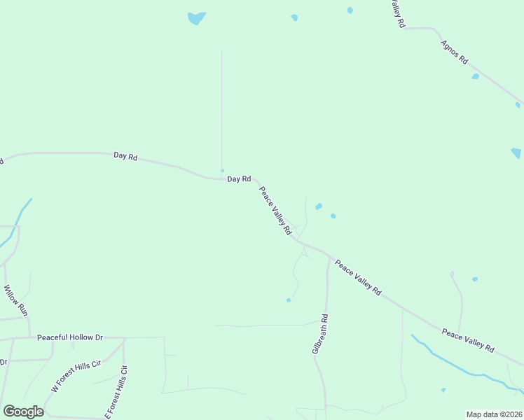 map of restaurants, bars, coffee shops, grocery stores, and more near 1017 Peace Valley Road in Ash Flat