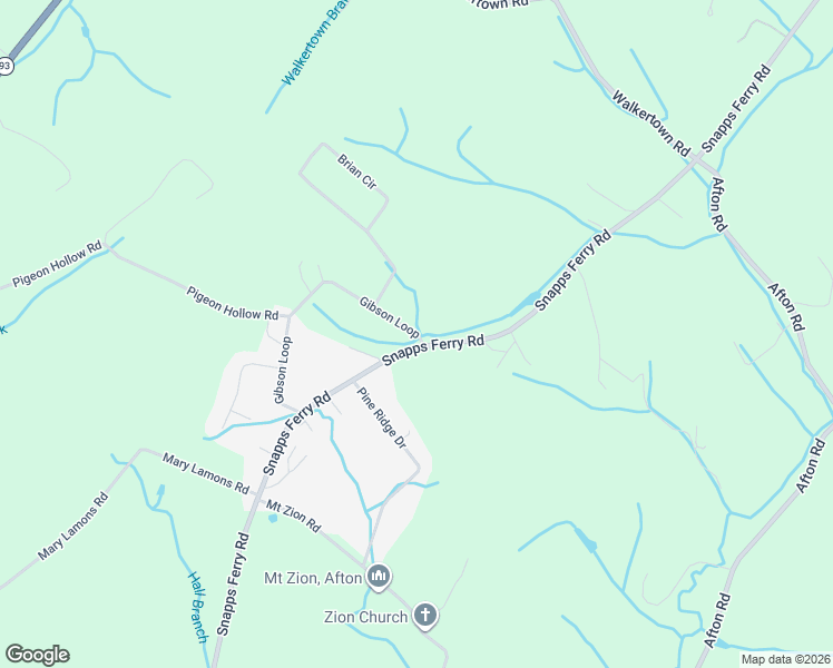 map of restaurants, bars, coffee shops, grocery stores, and more near 535 Gibson Loop in Afton