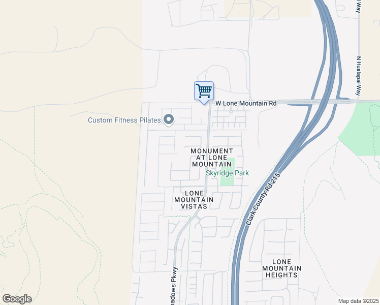 map of restaurants, bars, coffee shops, grocery stores, and more near 10646 Cliff Ridge Avenue in Las Vegas