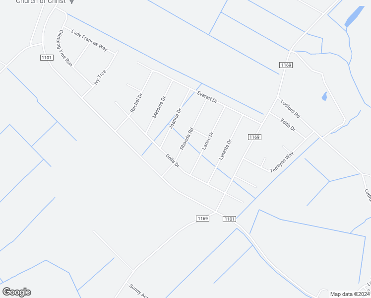 map of restaurants, bars, coffee shops, grocery stores, and more near 206 Rhonda Road in Elizabeth City