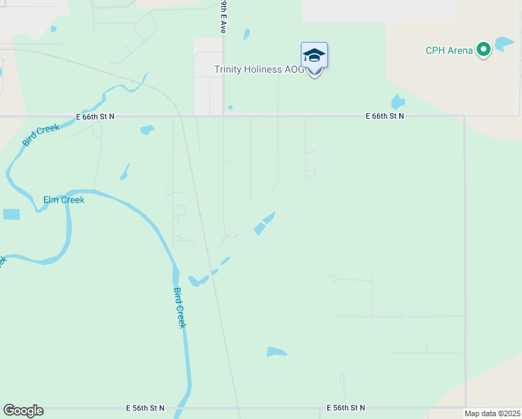 map of restaurants, bars, coffee shops, grocery stores, and more near 6318 North 133rd East Avenue in Owasso