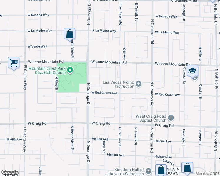 map of restaurants, bars, coffee shops, grocery stores, and more near 4624 Designer Way in Las Vegas