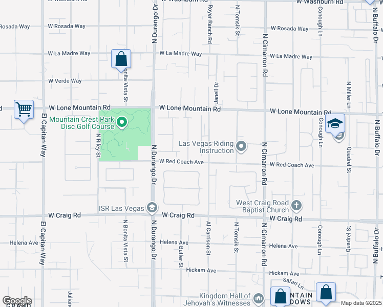 map of restaurants, bars, coffee shops, grocery stores, and more near 4624 Designer Way in Las Vegas