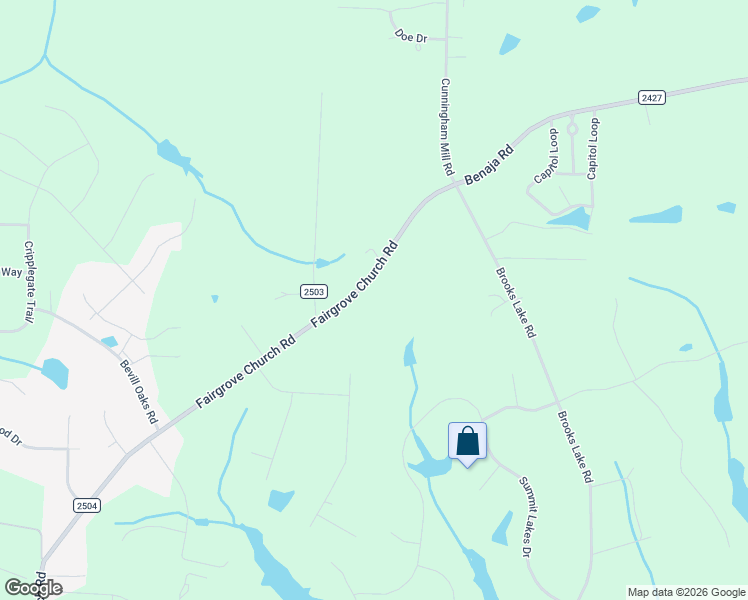 map of restaurants, bars, coffee shops, grocery stores, and more near 8411 Fairgrove Church Road in Browns Summit