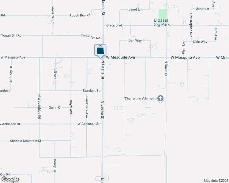map of restaurants, bars, coffee shops, grocery stores, and more near 1790 Appaloosa Lane in Pahrump