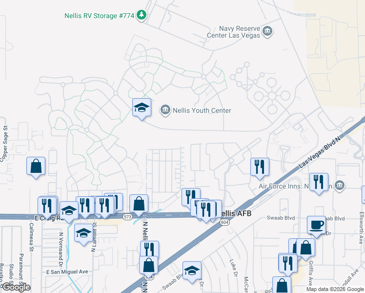 map of restaurants, bars, coffee shops, grocery stores, and more near 4658 Lime Straight Drive in Las Vegas