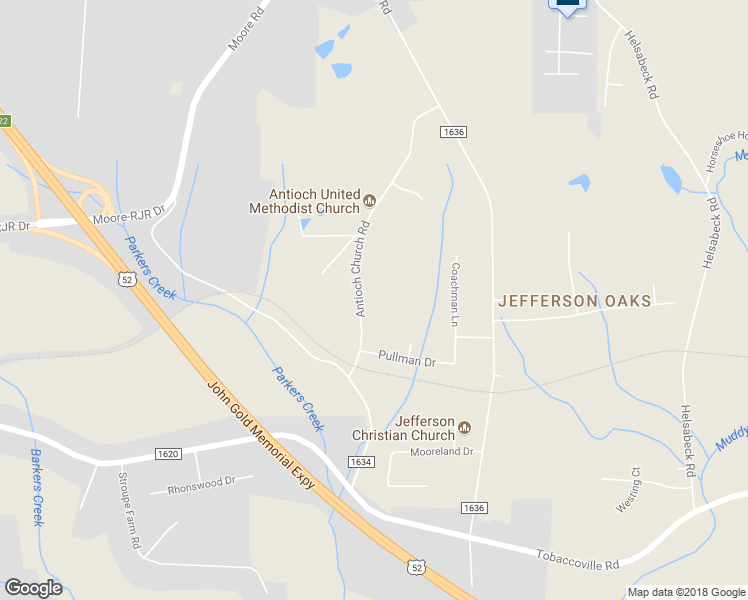 map of restaurants, bars, coffee shops, grocery stores, and more near 8995 Antioch Church Road in Rural Hall