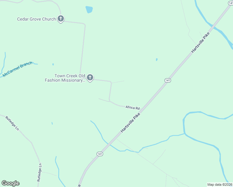 map of restaurants, bars, coffee shops, grocery stores, and more near 2202 Africa Road in Lebanon