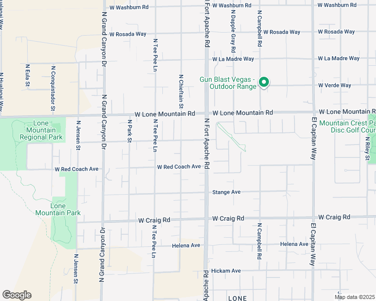 map of restaurants, bars, coffee shops, grocery stores, and more near 4670 North Chieftain Street in Las Vegas