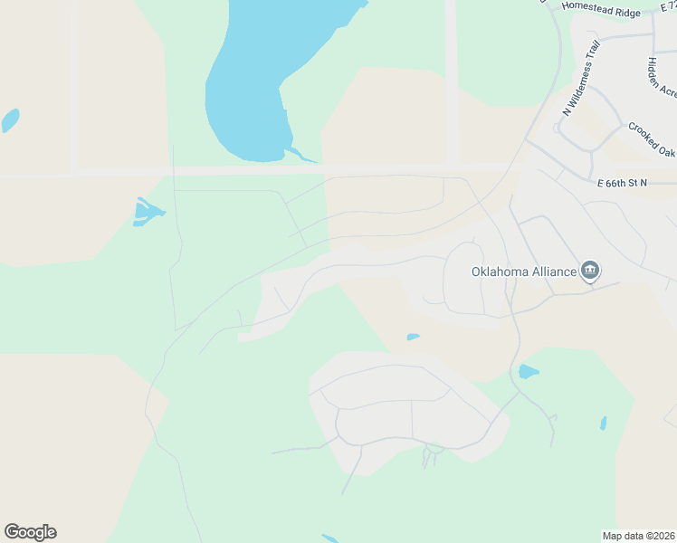 map of restaurants, bars, coffee shops, grocery stores, and more near 17620 East Sunset Ridge in Owasso