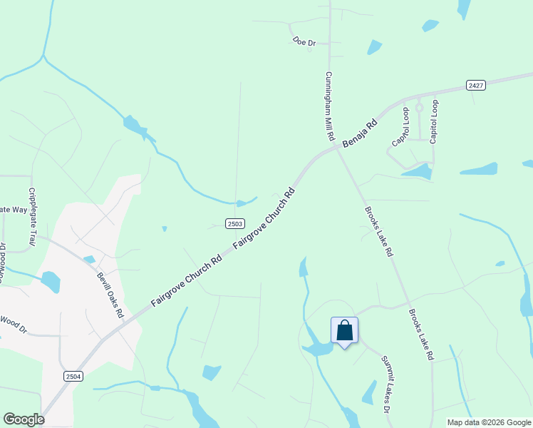 map of restaurants, bars, coffee shops, grocery stores, and more near 8417 Fairgrove Church Road in Browns Summit