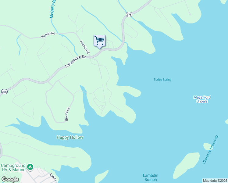 map of restaurants, bars, coffee shops, grocery stores, and more near 479 Turley Mills Drive in Rutledge