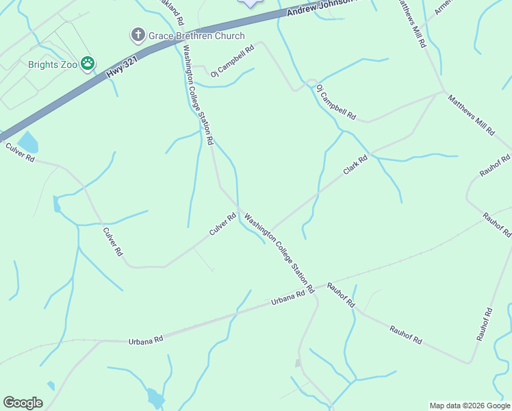 map of restaurants, bars, coffee shops, grocery stores, and more near 266 Washington College Station Road in Limestone