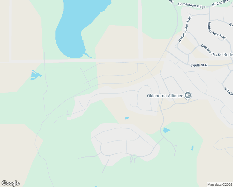 map of restaurants, bars, coffee shops, grocery stores, and more near 17620 East Sunset Ridge in Owasso