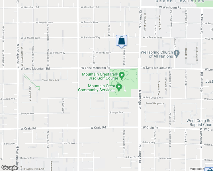 map of restaurants, bars, coffee shops, grocery stores, and more near 4680 Blue Mesa Way in Las Vegas