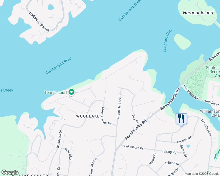 map of restaurants, bars, coffee shops, grocery stores, and more near 238 Green Harbor Road in Green Hill