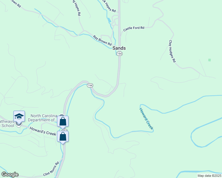map of restaurants, bars, coffee shops, grocery stores, and more near 539 Wilson Lane in Boone
