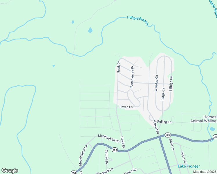 map of restaurants, bars, coffee shops, grocery stores, and more near 1409 Jayhawk Street in Horseshoe Bend