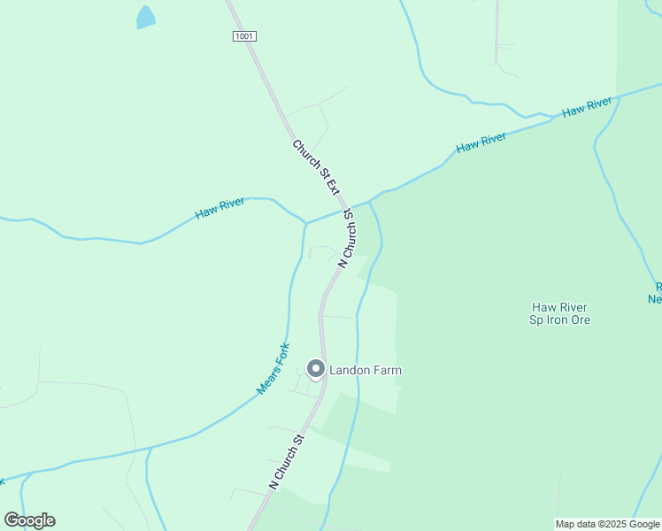 map of restaurants, bars, coffee shops, grocery stores, and more near 6121 North Church Street in Greensboro
