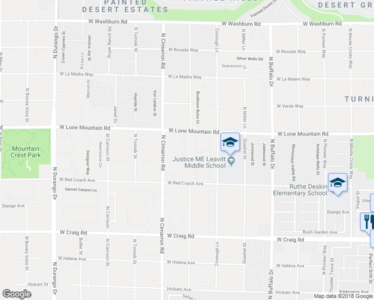 map of restaurants, bars, coffee shops, grocery stores, and more near 4738 Laurel Canyon Street in Las Vegas