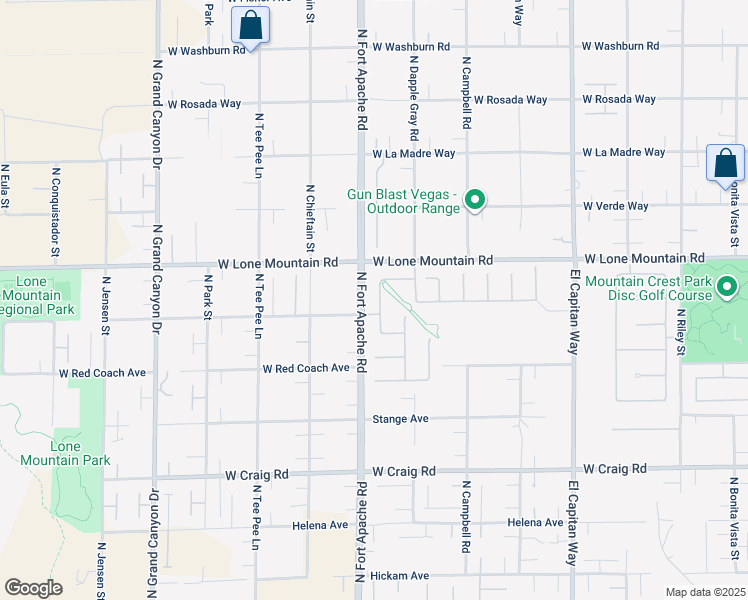 map of restaurants, bars, coffee shops, grocery stores, and more near 4727 El Presidente Drive in Las Vegas