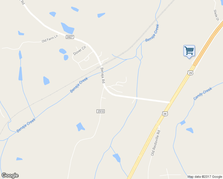 map of restaurants, bars, coffee shops, grocery stores, and more near 112 Pine Cone Trail in Reidsville