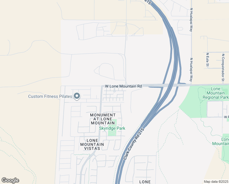 map of restaurants, bars, coffee shops, grocery stores, and more near 10501 West Lone Mountain Road in Las Vegas