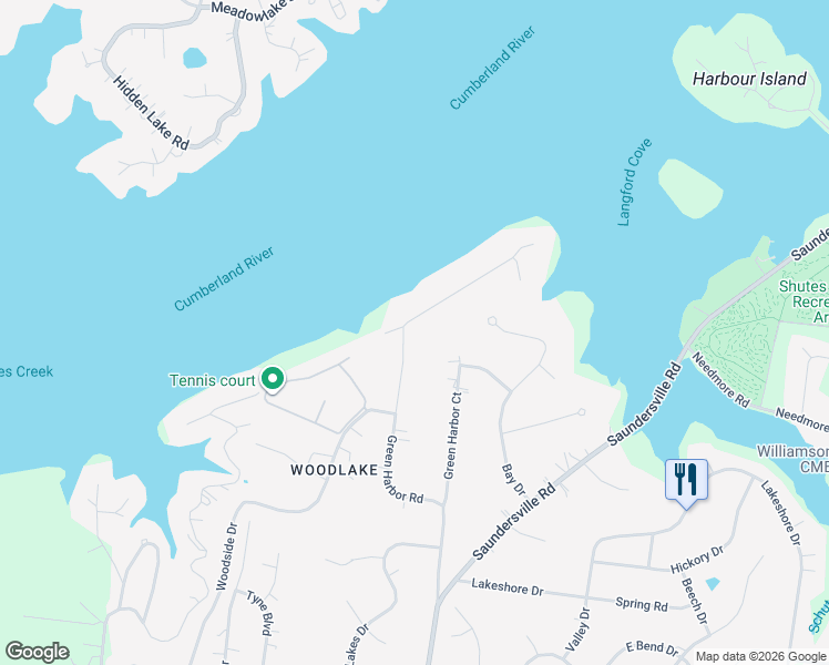 map of restaurants, bars, coffee shops, grocery stores, and more near 363 Green Harbor Road in Green Hill