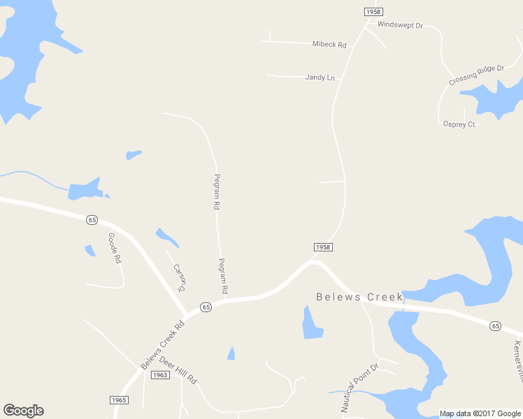 map of restaurants, bars, coffee shops, grocery stores, and more near 7335 Pegram Road in Belews Creek
