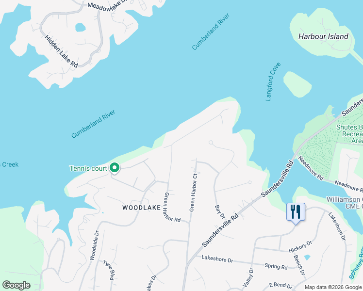 map of restaurants, bars, coffee shops, grocery stores, and more near 363 Green Harbor Road in Green Hill