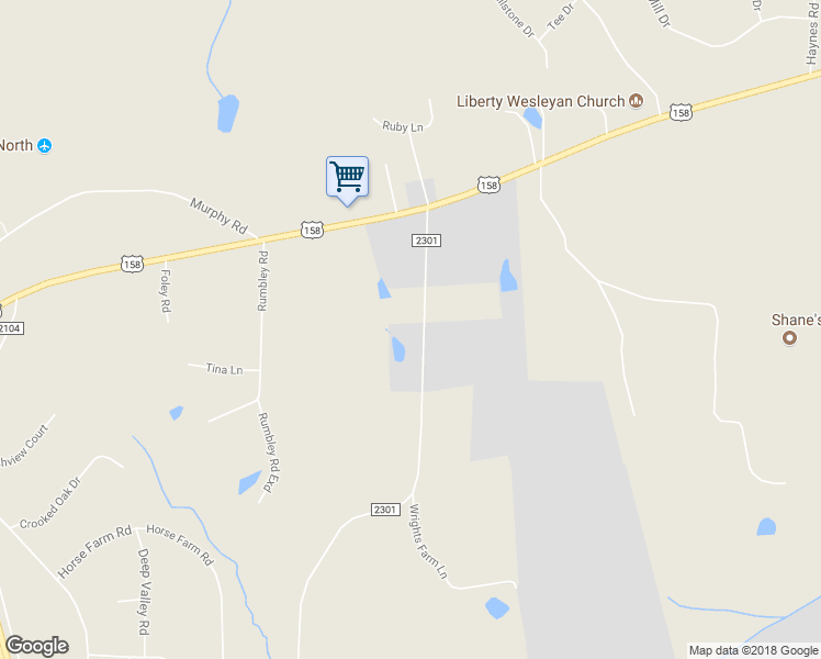 map of restaurants, bars, coffee shops, grocery stores, and more near 8557 Hudson James Road in Summerfield