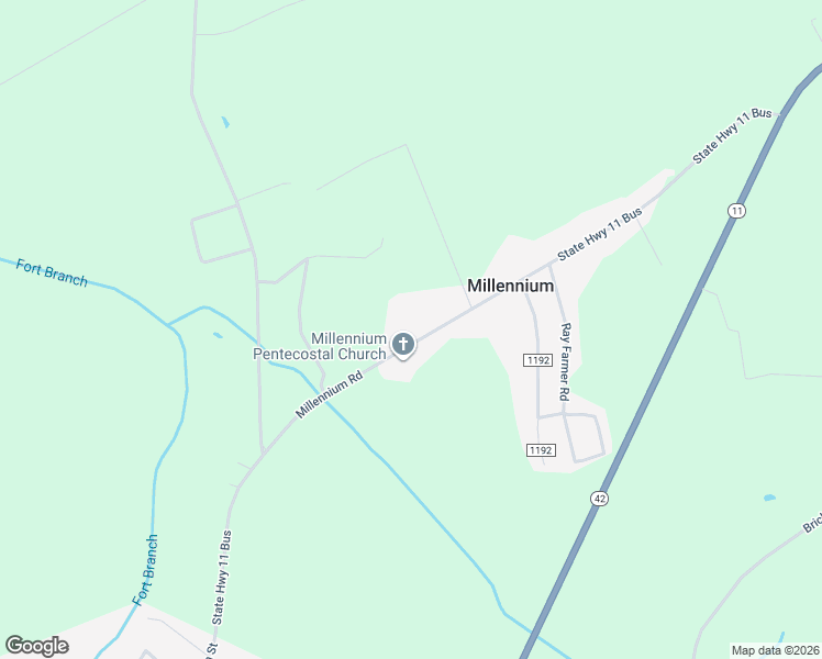 map of restaurants, bars, coffee shops, grocery stores, and more near 246 Millennium Road in Aulander