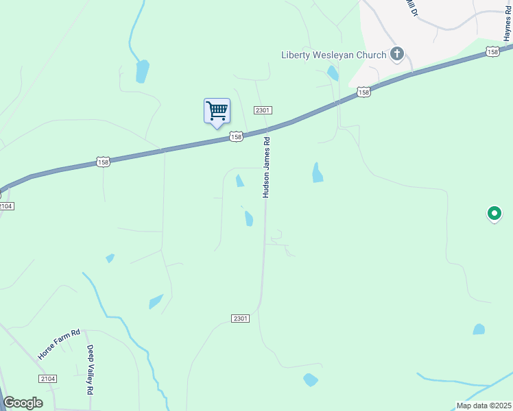 map of restaurants, bars, coffee shops, grocery stores, and more near 8557 Hudson James Road in Summerfield