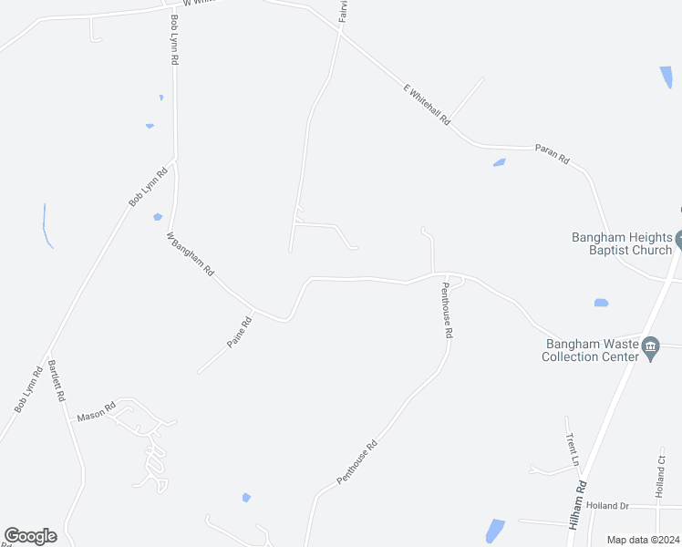 map of restaurants, bars, coffee shops, grocery stores, and more near 356 East Bangham Road in Cookeville