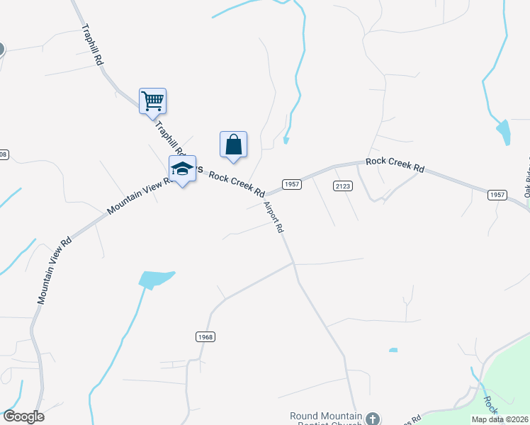 map of restaurants, bars, coffee shops, grocery stores, and more near 4083 Airport Road in Hays