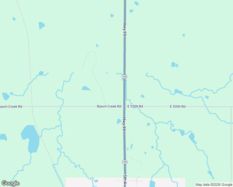 map of restaurants, bars, coffee shops, grocery stores, and more near 52881 Oklahoma 99 in Jennings