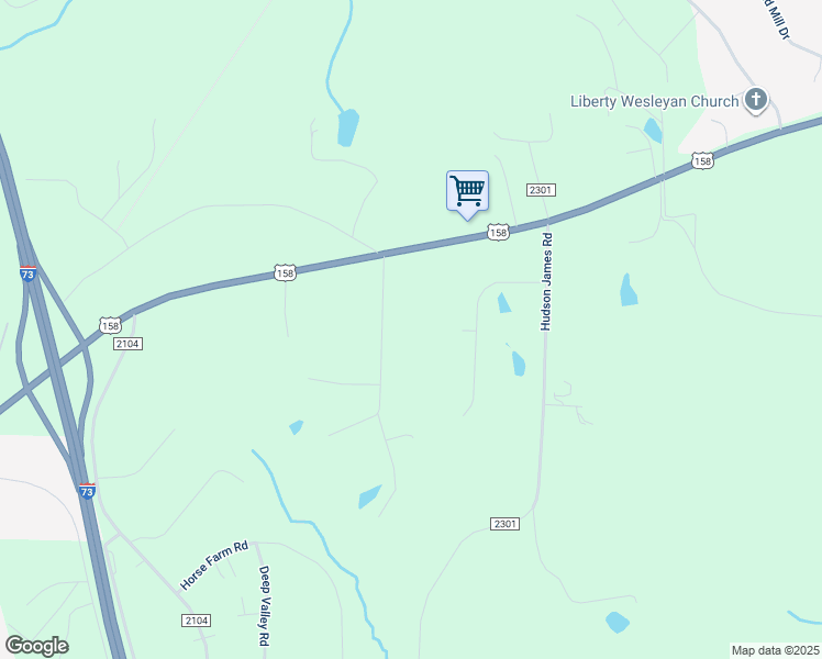map of restaurants, bars, coffee shops, grocery stores, and more near 8440 Rumbley Road in Summerfield