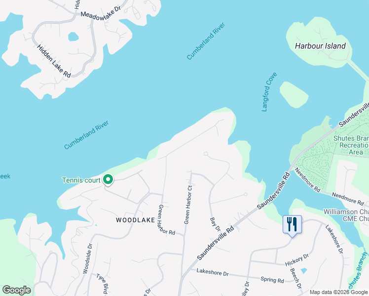 map of restaurants, bars, coffee shops, grocery stores, and more near 366 Green Harbor Road in Green Hill