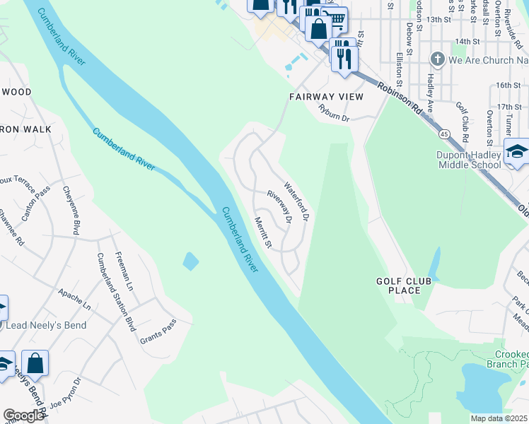 2504 Park Green Lane, Nashville TN Walk Score