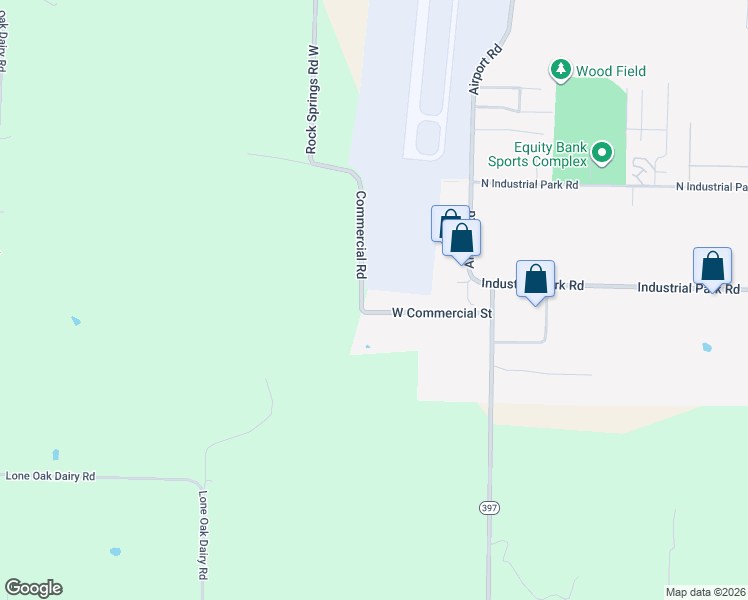 map of restaurants, bars, coffee shops, grocery stores, and more near 4101 West Commercial Street in Harrison