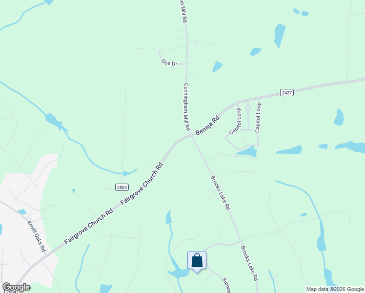 map of restaurants, bars, coffee shops, grocery stores, and more near 1735 Cunningham Mill Road in Reidsville