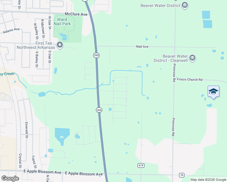 map of restaurants, bars, coffee shops, grocery stores, and more near 225 South Old Wire Road in Lowell