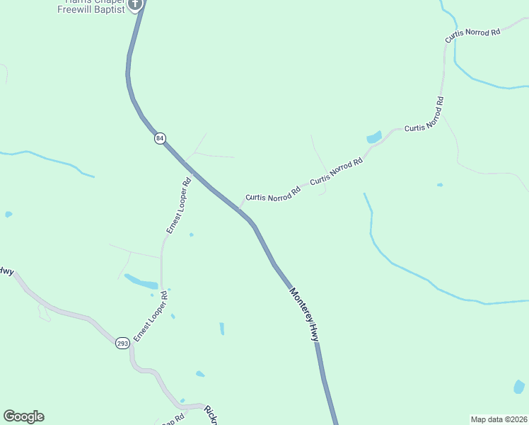 map of restaurants, bars, coffee shops, grocery stores, and more near 112 Curtis Norrod Road in Rickman