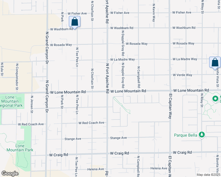 map of restaurants, bars, coffee shops, grocery stores, and more near 4807 Enchanted View Street in Las Vegas