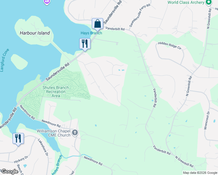map of restaurants, bars, coffee shops, grocery stores, and more near 322 Windhaven Bay in Mt. Juliet