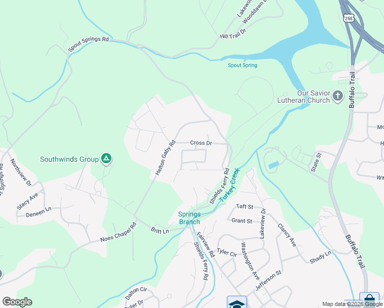 map of restaurants, bars, coffee shops, grocery stores, and more near 1532 Cross Drive in Morristown