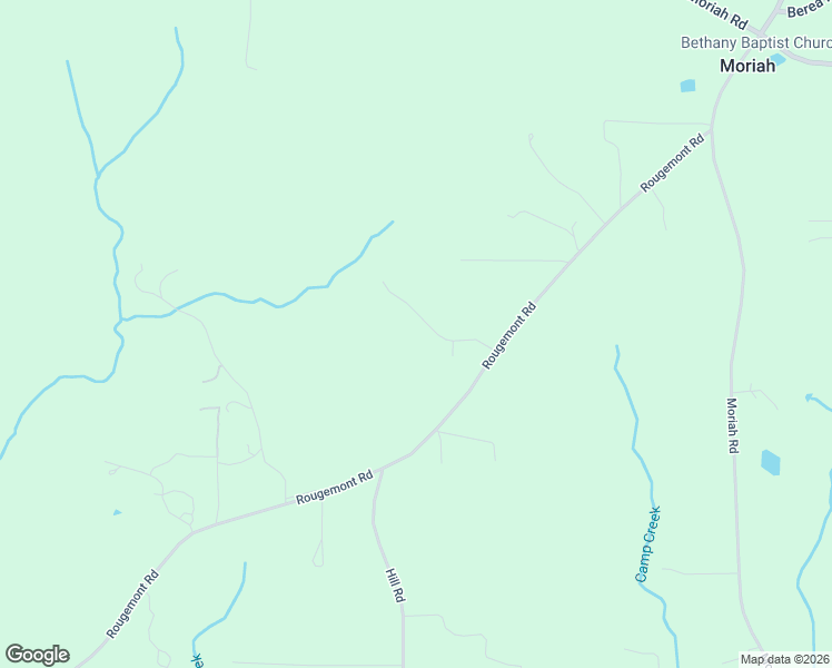 map of restaurants, bars, coffee shops, grocery stores, and more near 174 Weaver Ridge Road in Rougemont